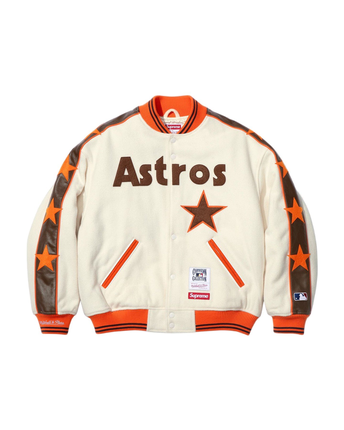 Supreme®/Mitchell & Ness® Teams Varsity Jacket view 7